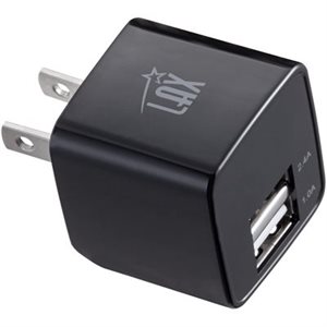 CHARGEUR MURAL DOUBLE USB 2.4 AMP - LAX