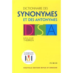 DICTIONNAIRE DES SYNONYMES ET DES ANTONYMES