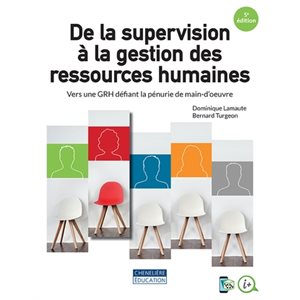 DE LA SUPERVISION ET GESTION DES RESSOURCES HUMAINES, 5ED+CO